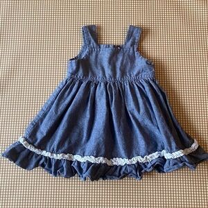 Natalie Grant Chambray toddler dress